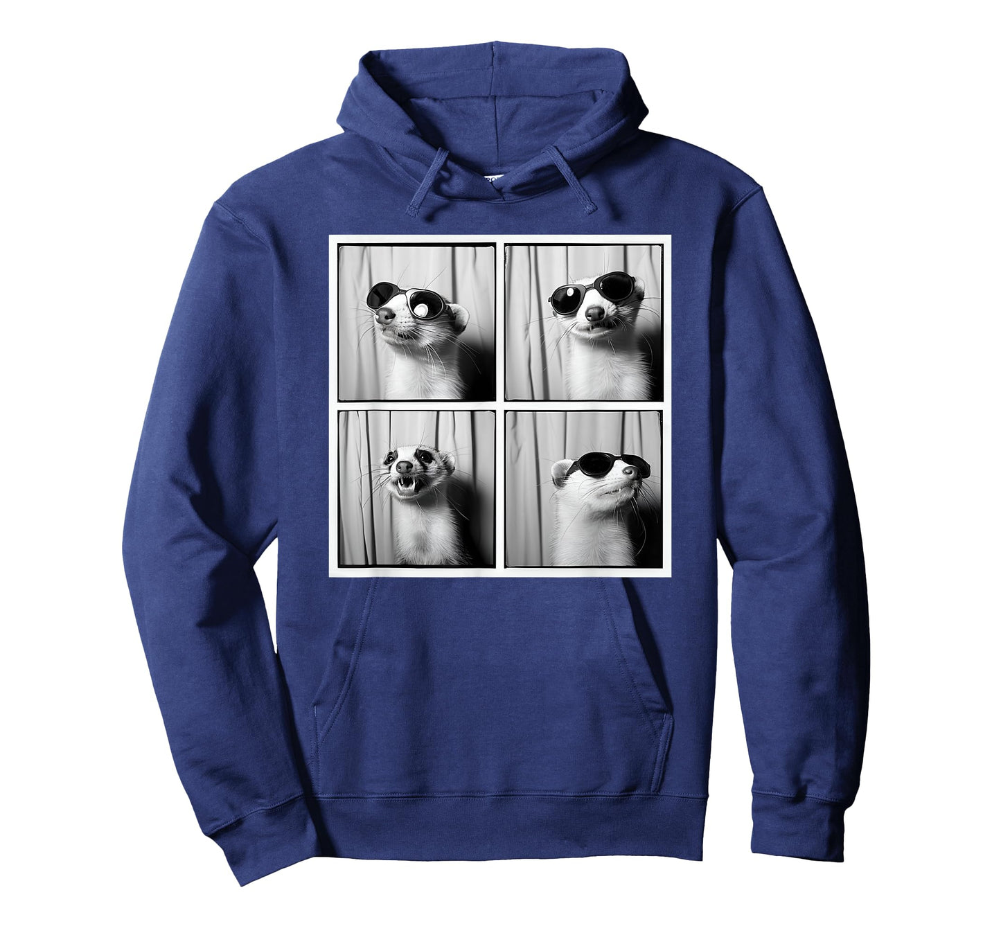 Ferret Face Photobooth Love Ferrets Mom Funny Ferret Dad T-Shirt