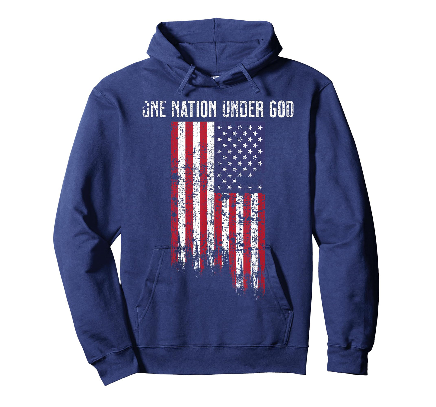 4th of July USA American Flag One Nation Uncer God Patroit T-Shirt