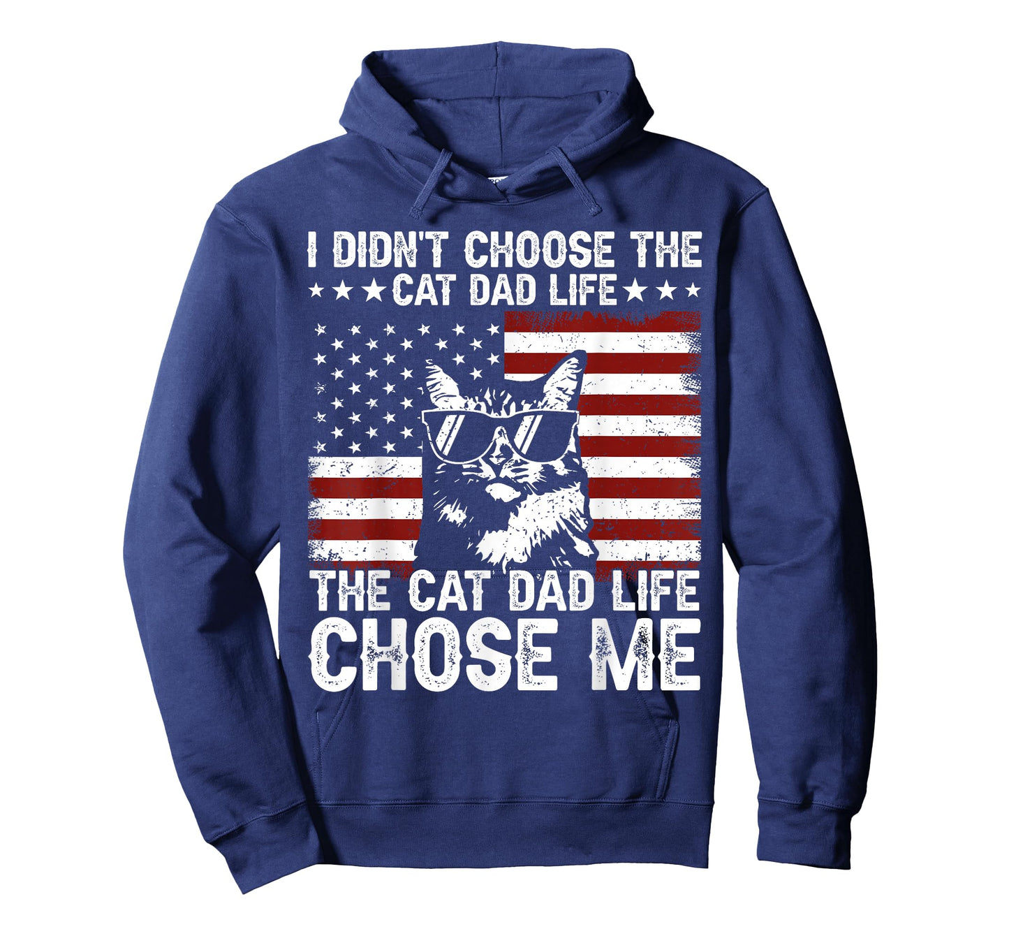 I Didn't Choose The Cat Dad Life The Cat Life Chose Me T-Shirt