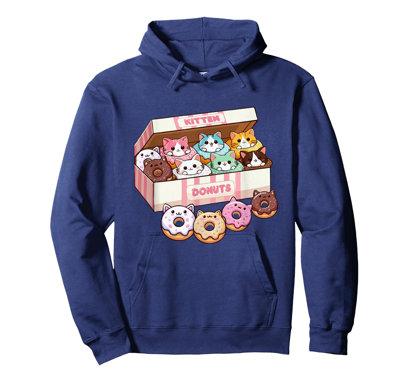 Kitten Donuts Pastry Cat Lover Cute Doughnut Cats T-Shirt