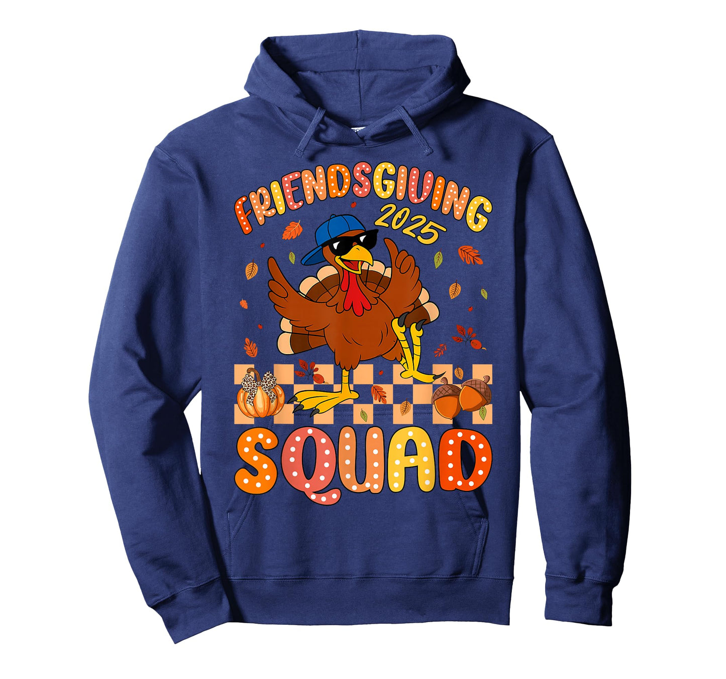 Friendsgiving Squad 2025 Thanksgiving Turkey Women Men Kids T-Shirt