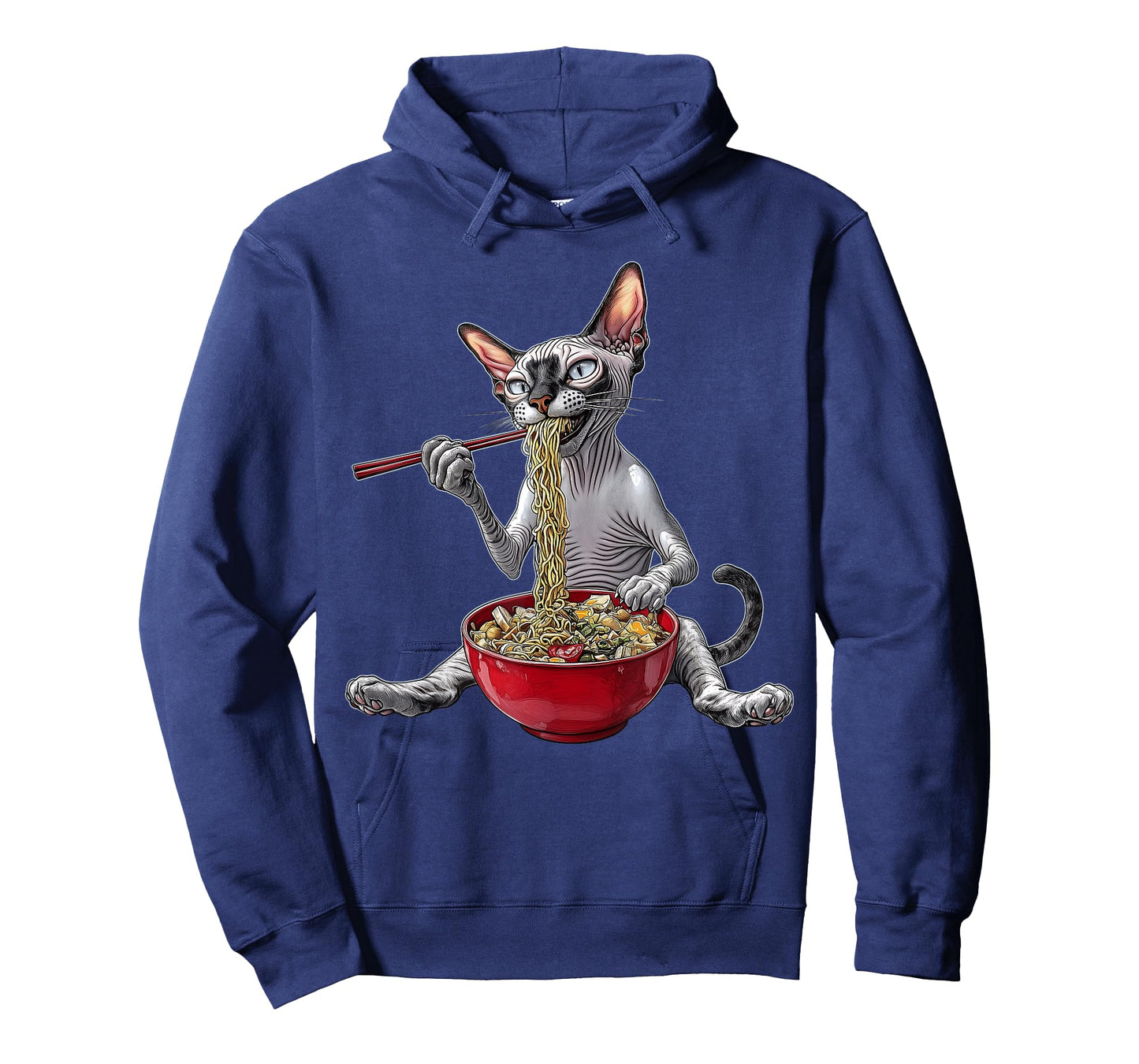Sphynx Cat Japanese Noodles T-Shirt