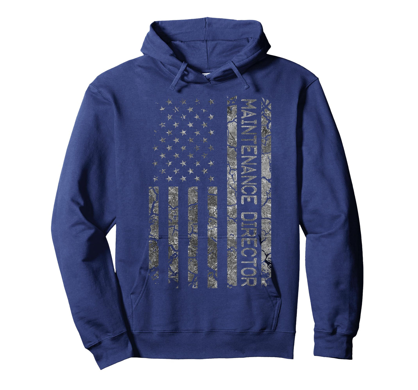 Funny Job Title Worker American Flag Maintenance Director Women Men T-Shirt