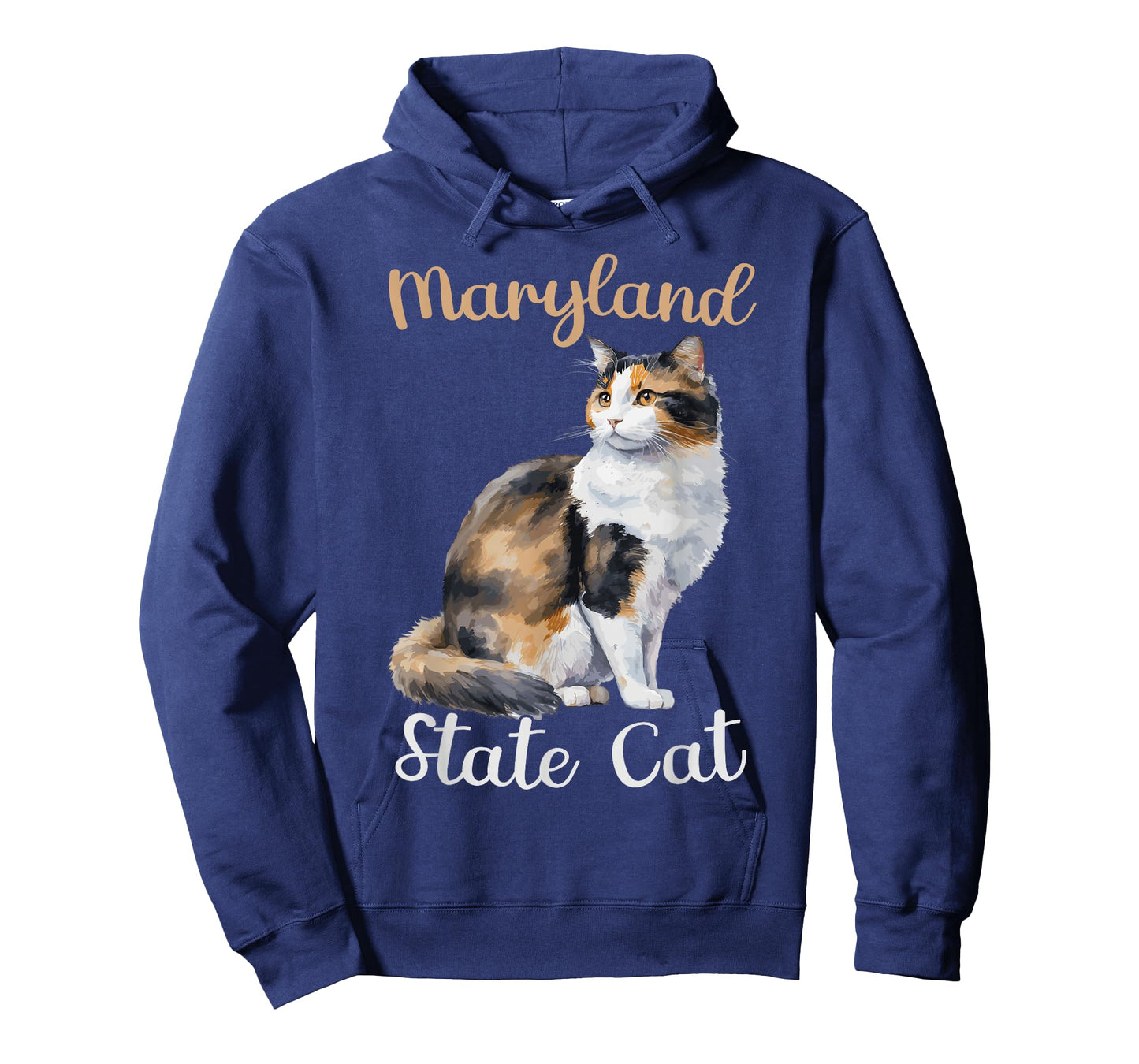 Caliby Tricolour Maryland State Cat Outfit Dilute Calico Cat T-Shirt