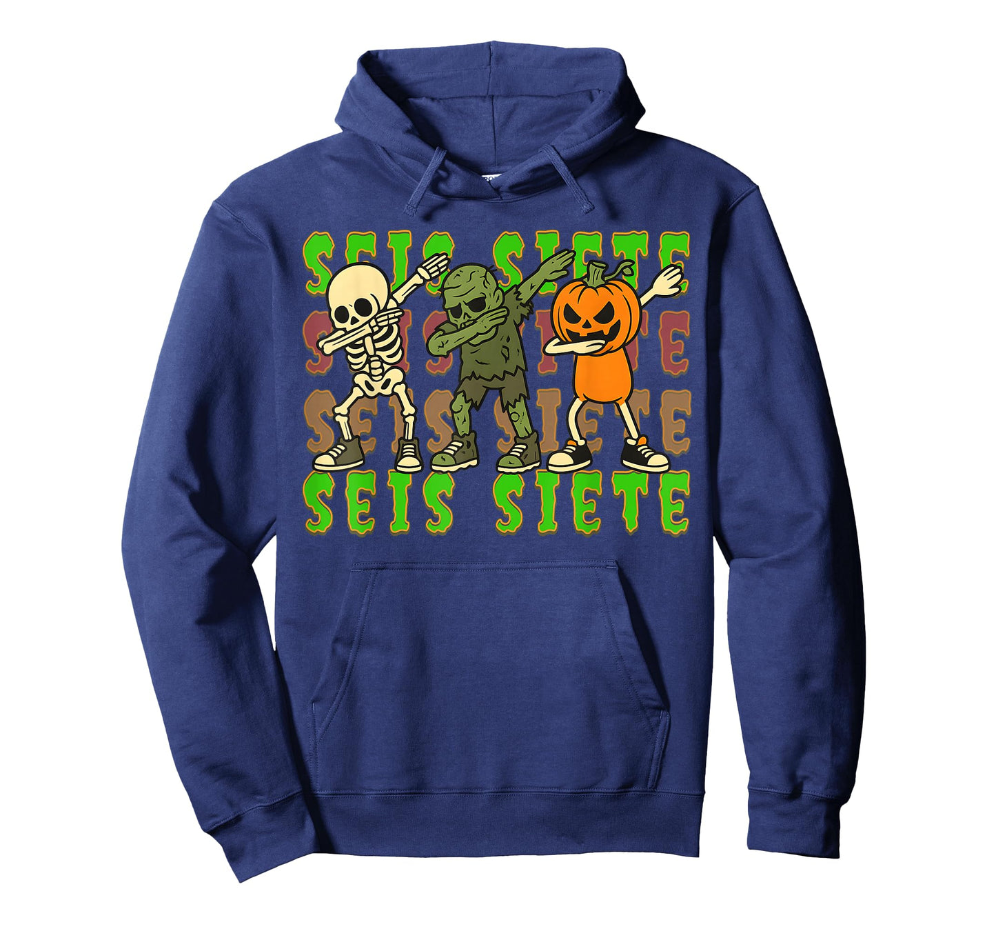 SEIS Siete Spanish Halloween 67 Boys Kids Six Seven Espanol T-Shirt