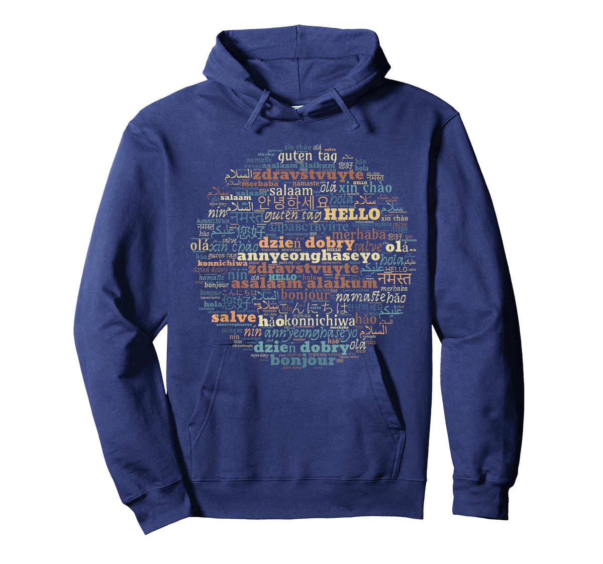 Multilingual Teacher Hello In Different Languages T-Shirt