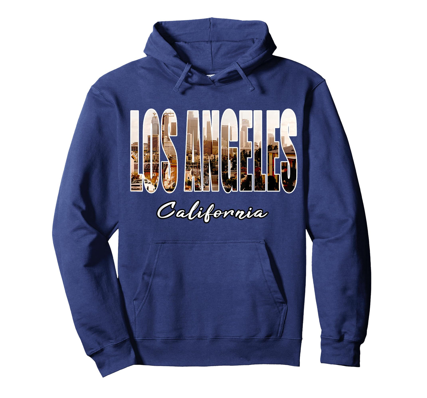 Los Angeles California Font Skyline Urban Photography LA T-Shirt