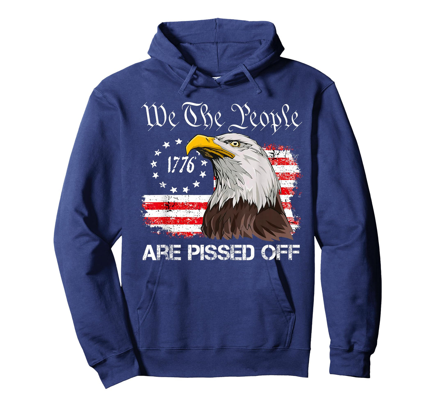 We The People are Pissed Off Vintage US American Flag Eagle T-Shirt