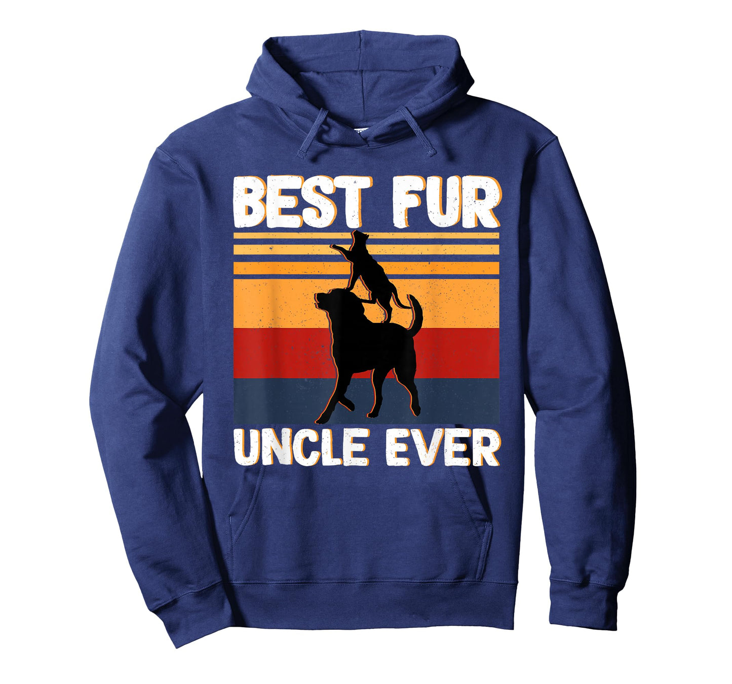 Best Fur Uncle Ever Funny Vintage Retro Dog and Cat Owner T-Shirt