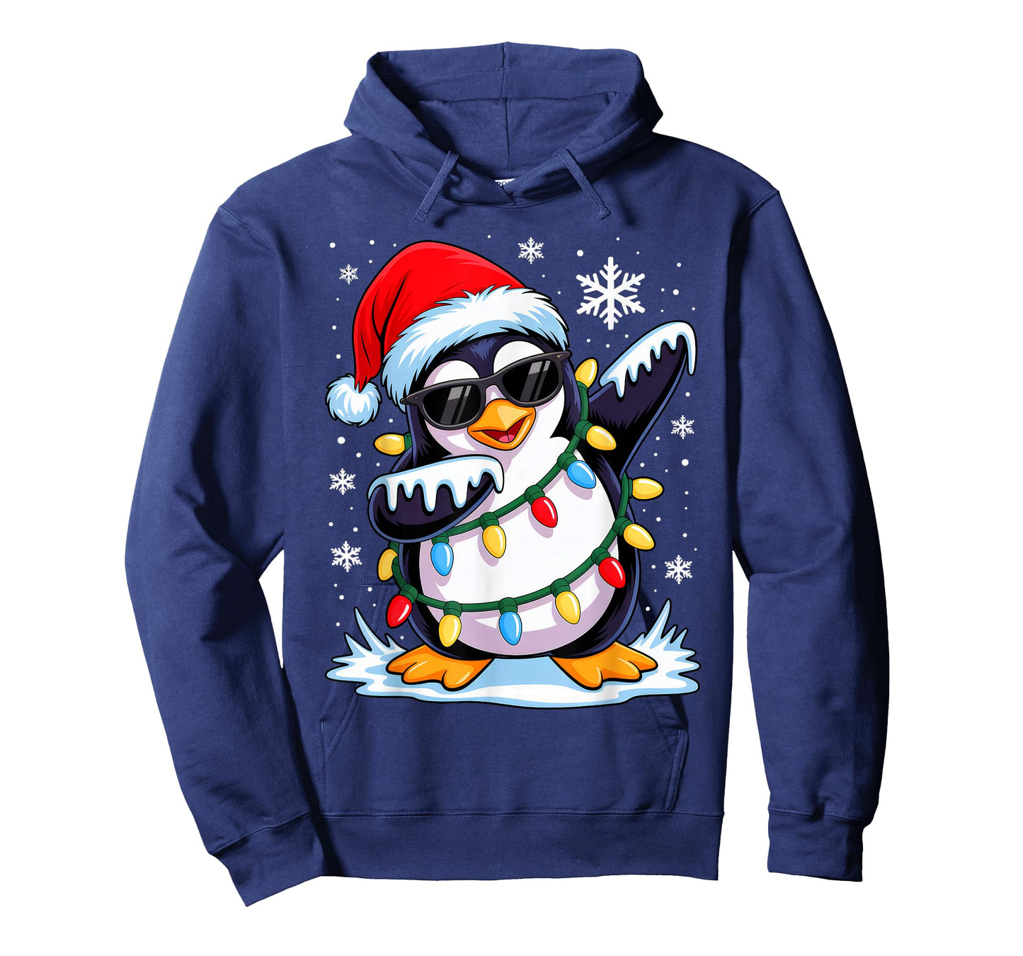 Dabbing Penguin Christmas Boys Girls Kids Funny Xmas Squad T-Shirt