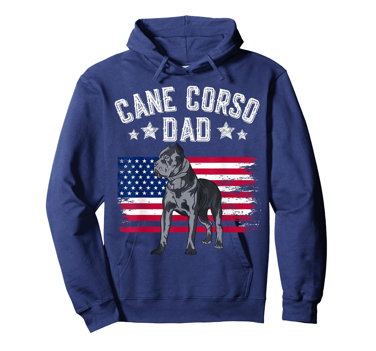 Cane Corso Dad American Flag Best Italian Mastiff Dog Lover T-Shirt