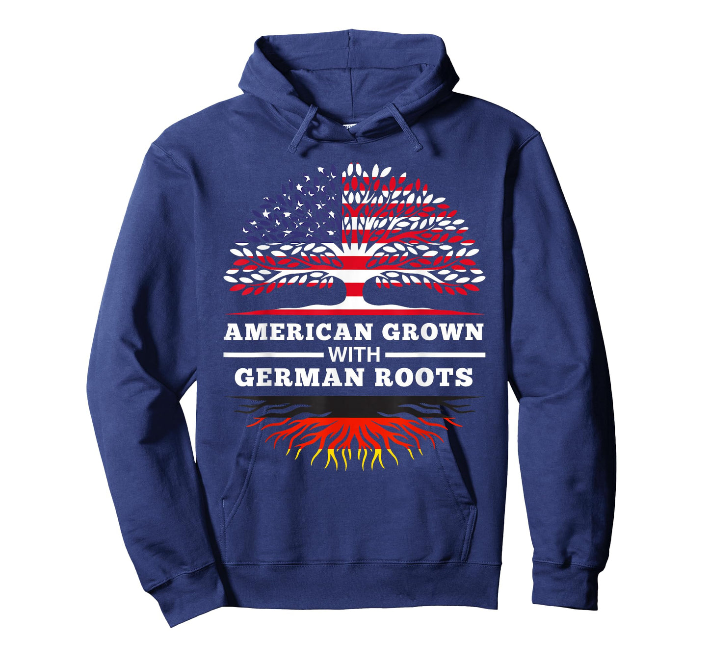 American Grown with German Roots Family Heritage Germany T-Shirt Small