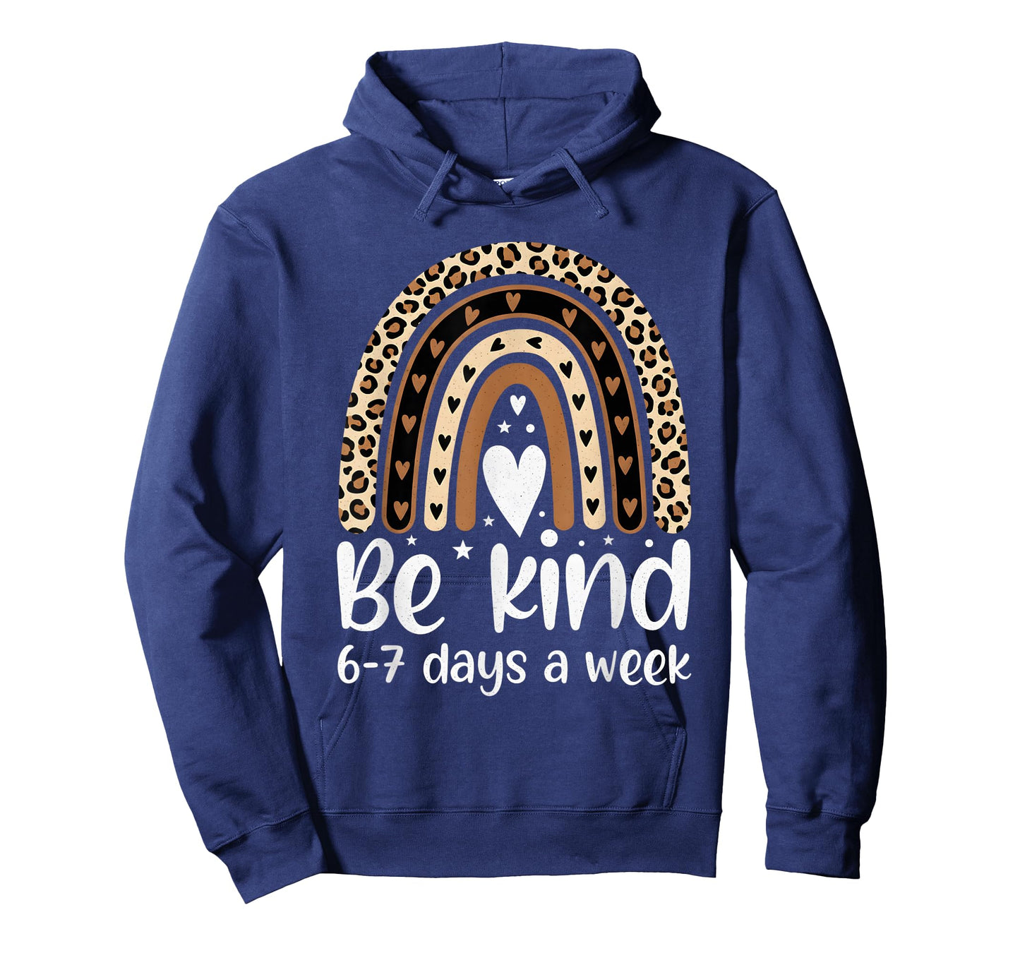 Be Kind 6-7 Days A Week Six Seven Meme Cute Heart Leopard T-Shirt