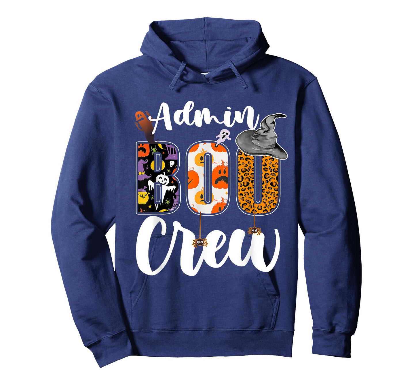 Admin Boo Crew Halloween Matching Administrator Funny T-Shirt