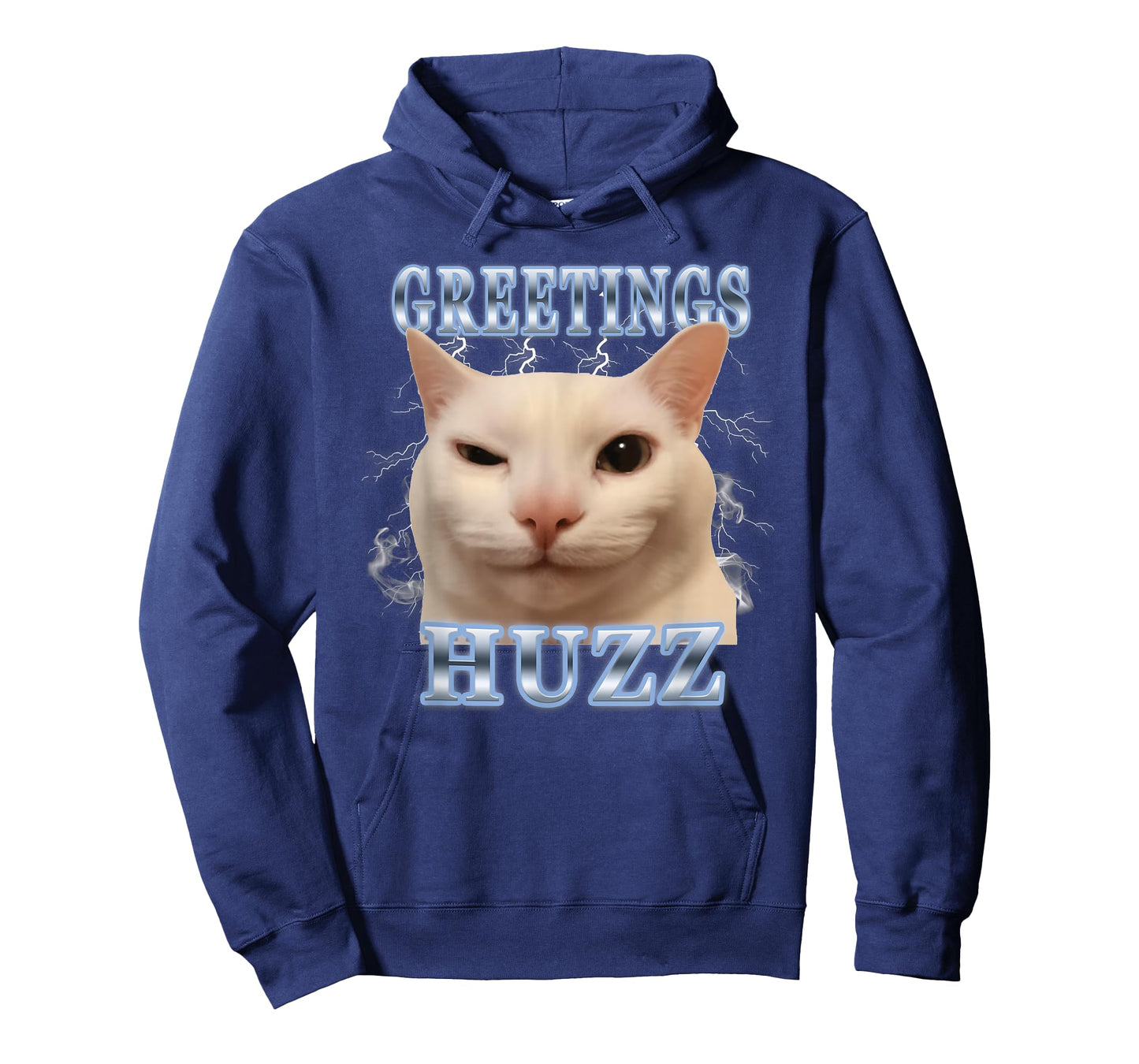 Greetings Huzz Funny Silly Cat Meme Brainrot T-Shirt
