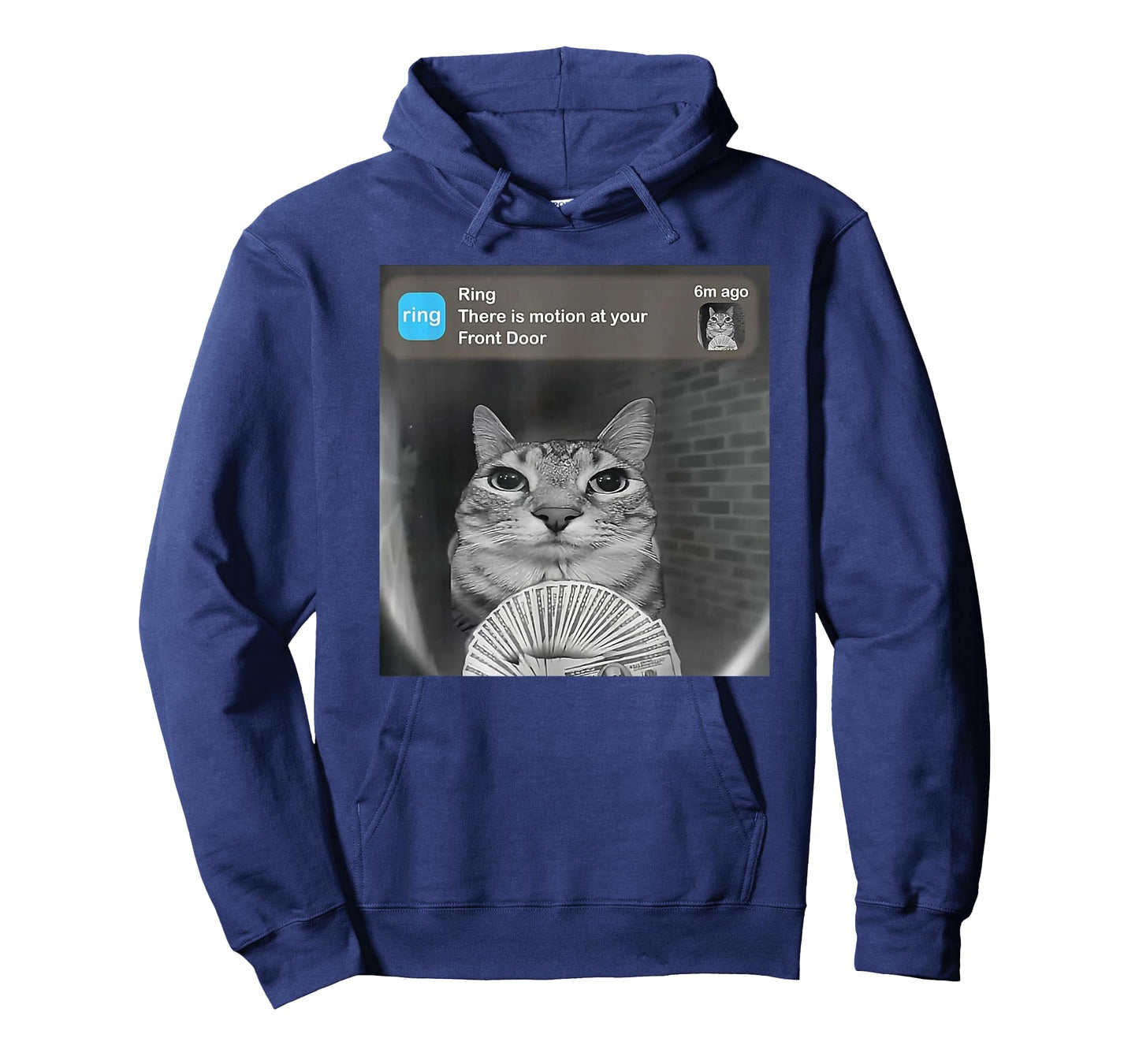 Funny Cat Meme Money Doorbell Joke T-Shirt