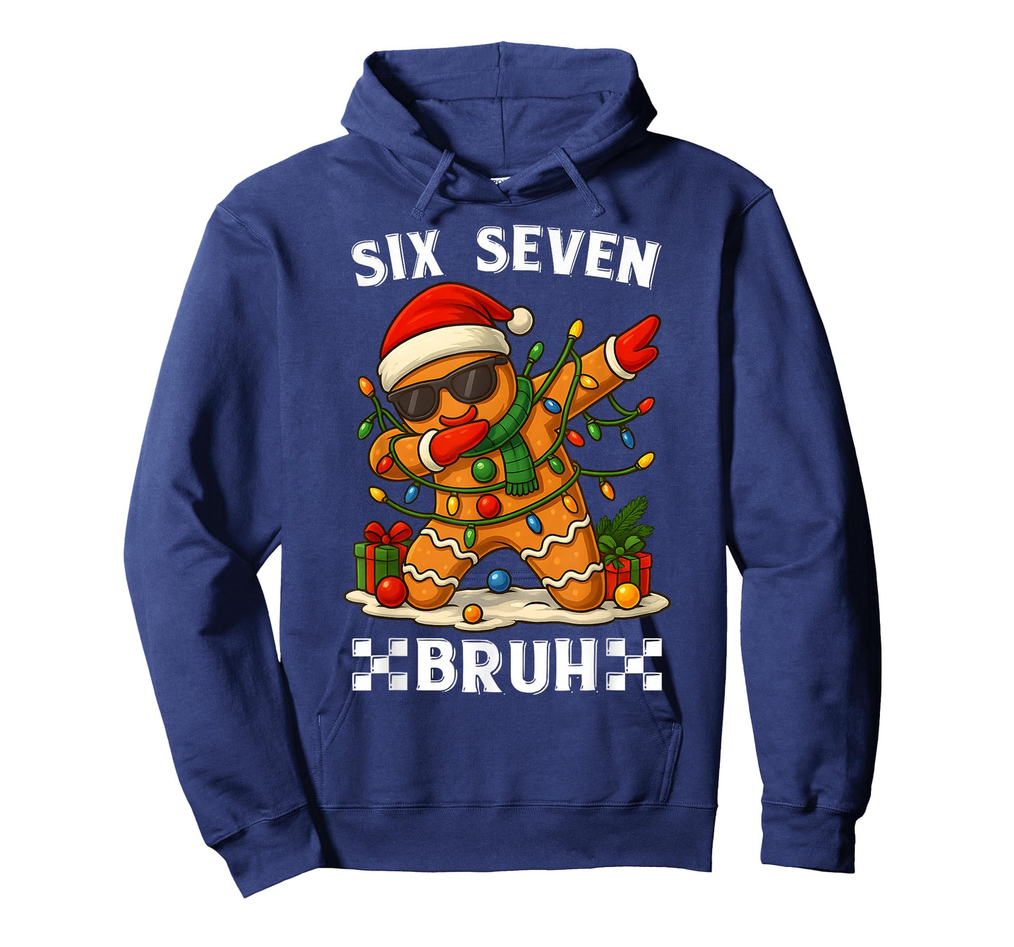 67 Six Seven Bruh Funny Christmas Dabbing Gingerbread Meme T-Shirt