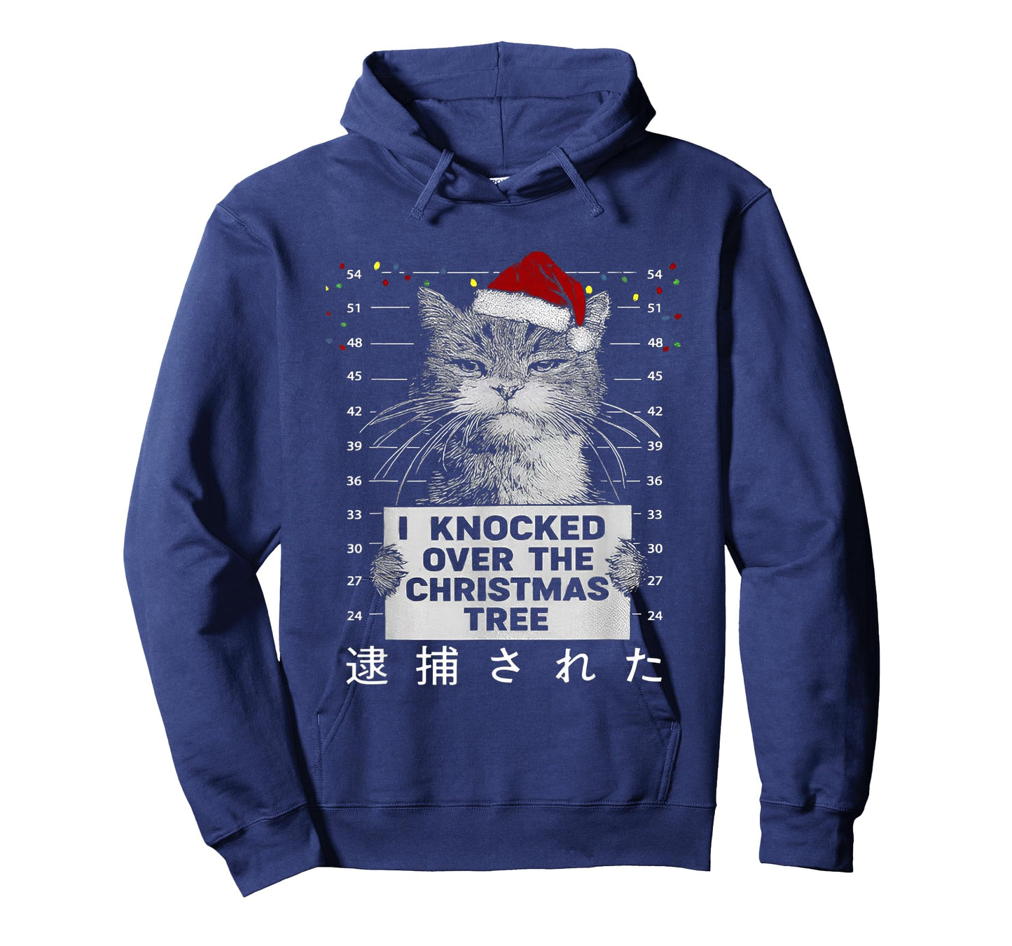 Funny Christmas Cat I Knocked Over The Christmas Tree T-Shirt