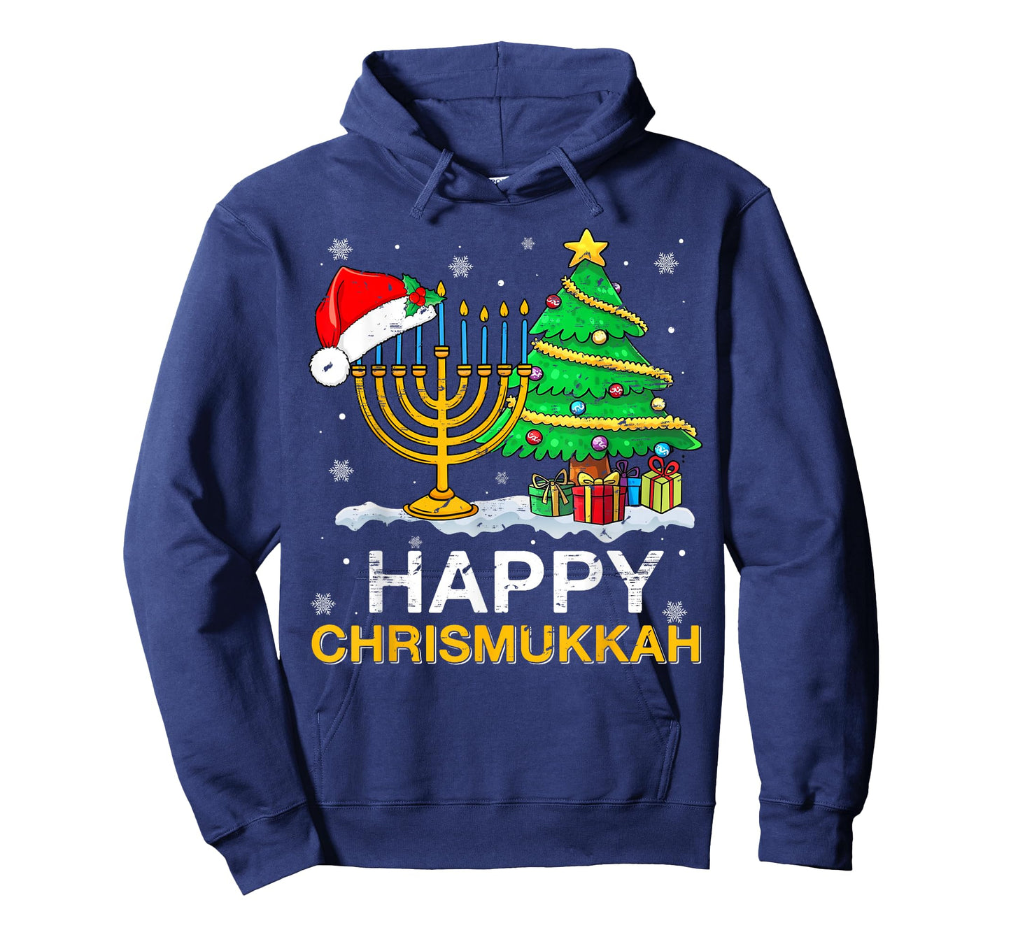 Happy Chrismukkah Jewish Christmas Hanukkah Holiday Chanukah T-Shirt