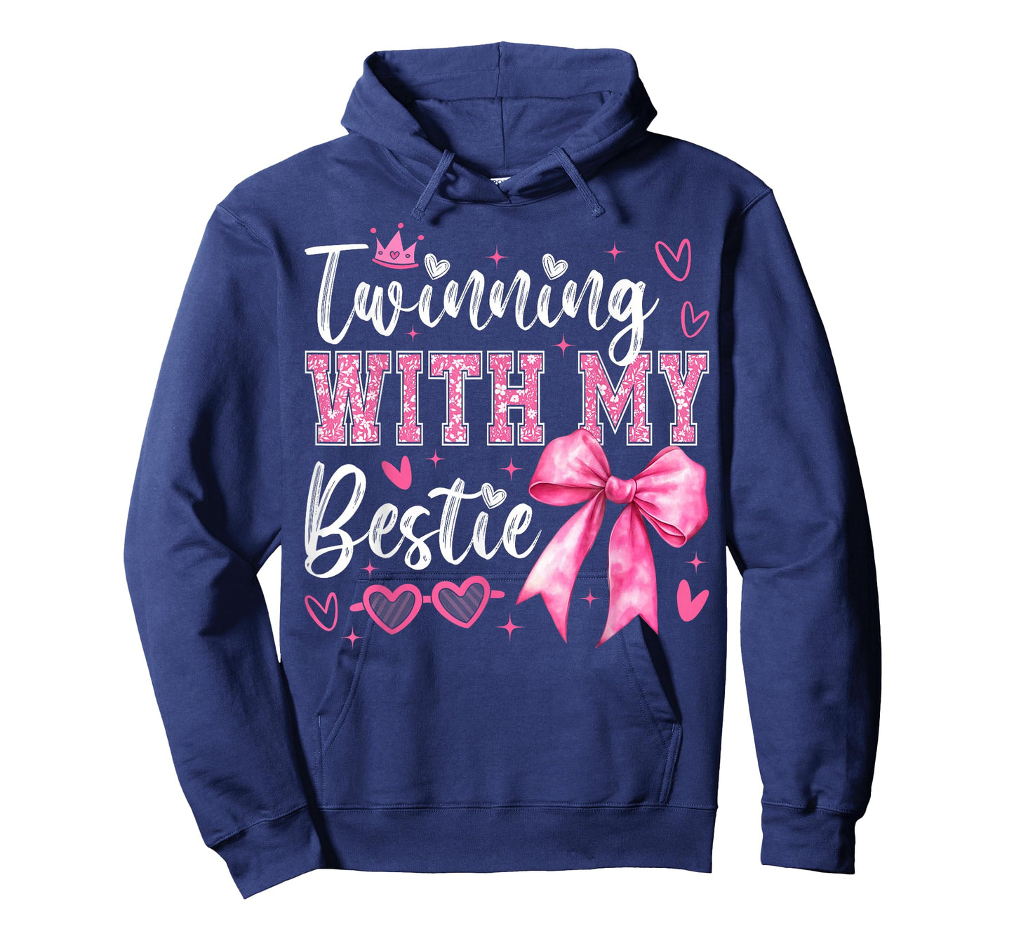 Twinning with My Bestie Coquette Spirit Week Girls T-Shirt