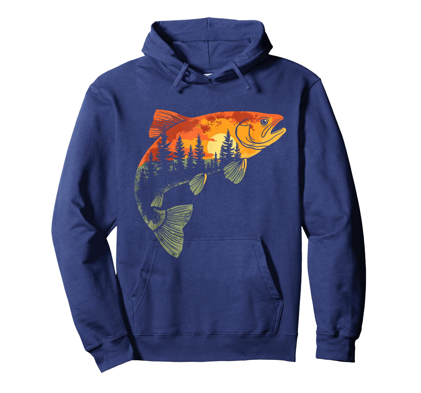 Fishing, Trout, Fly Fishing, Angler Fisherman, Nature Forest T-Shirt