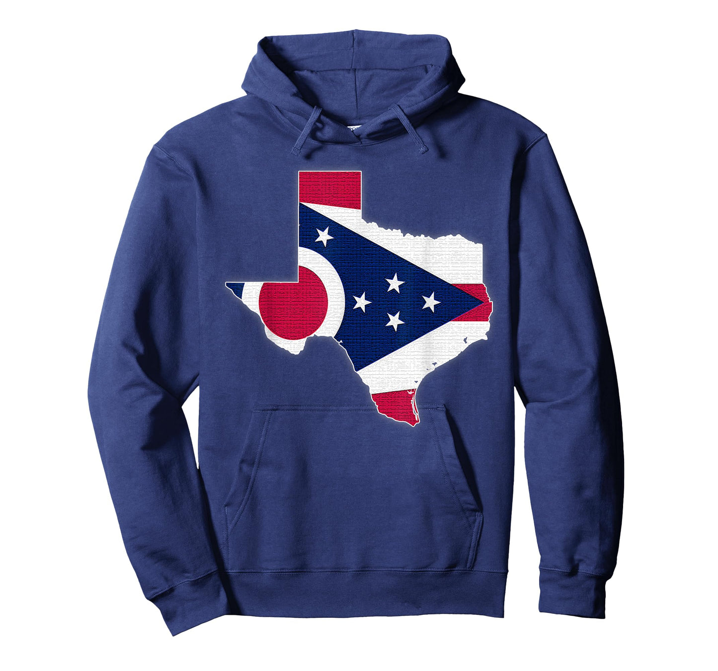 TEXAS STATE MAP OHIO OH Flag Roots Men Women Gift T-Shirt