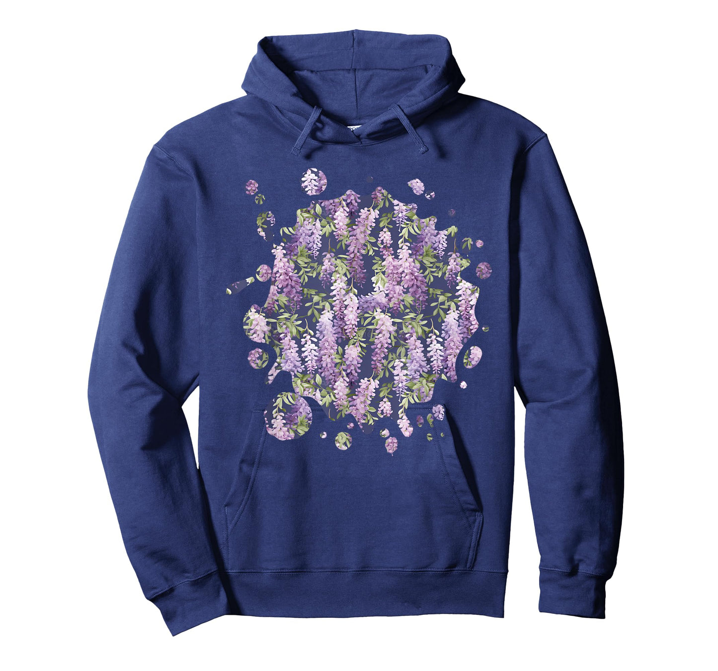 Cute Wisteria Inspired Flower Plant Lover Gardener women T-Shirt
