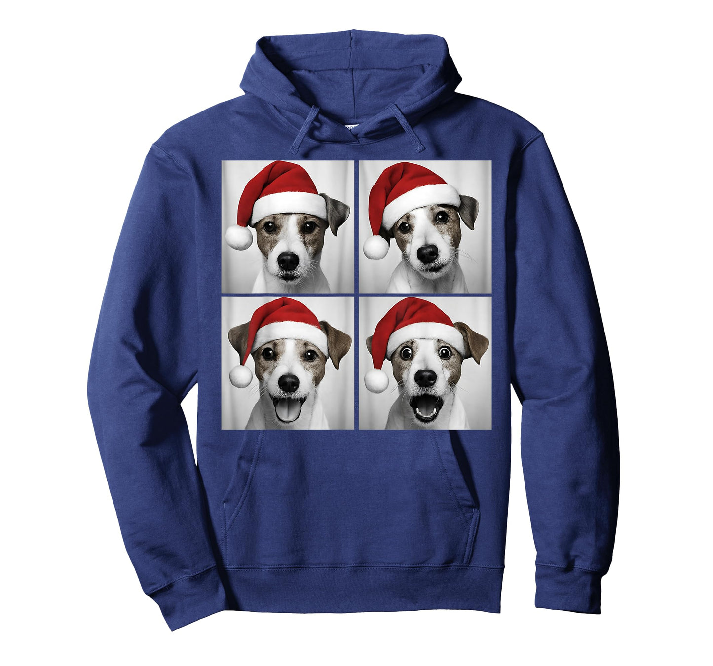 Funny Christmas Jack Russell Santa Dog Lover Photo Booth T-Shirt
