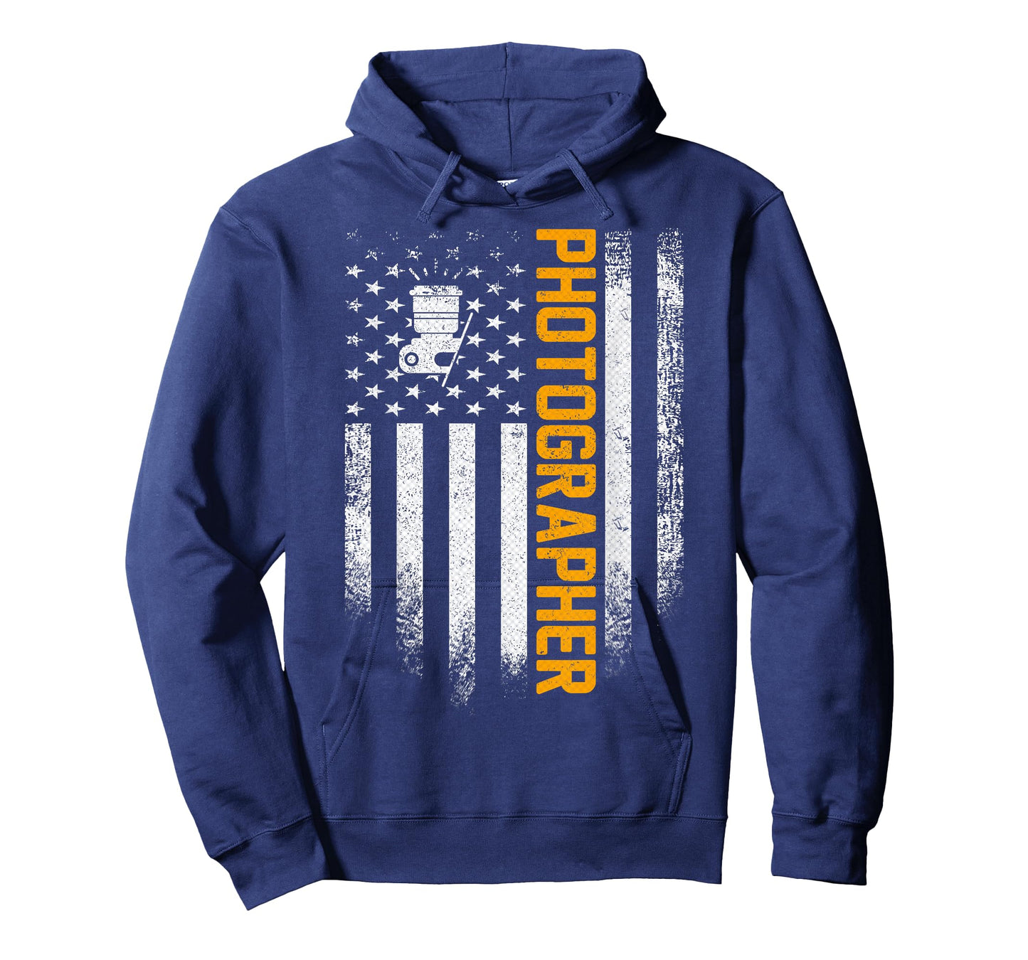 Vintage USA Photographer American Flag Photography Patriotic T-Shirt