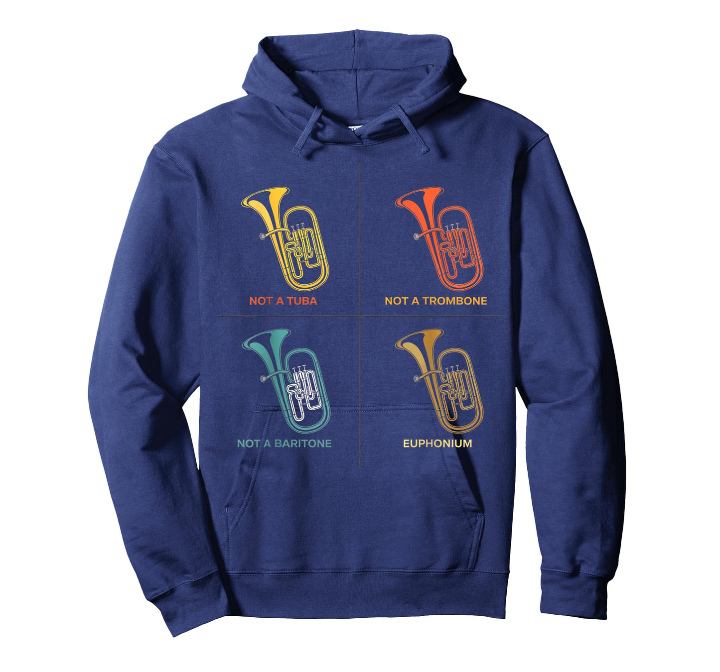 Euphoniumist Marching Band Baritone Vintage Euphonium T-Shirt