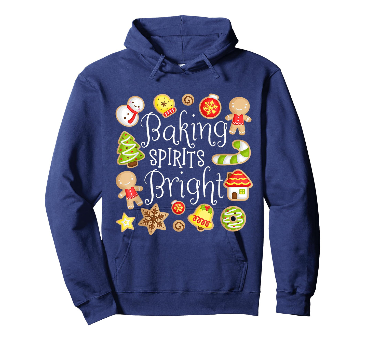 Baking Spirits Bright Christmas Gingerbread Lover Xmas Party T-Shirt