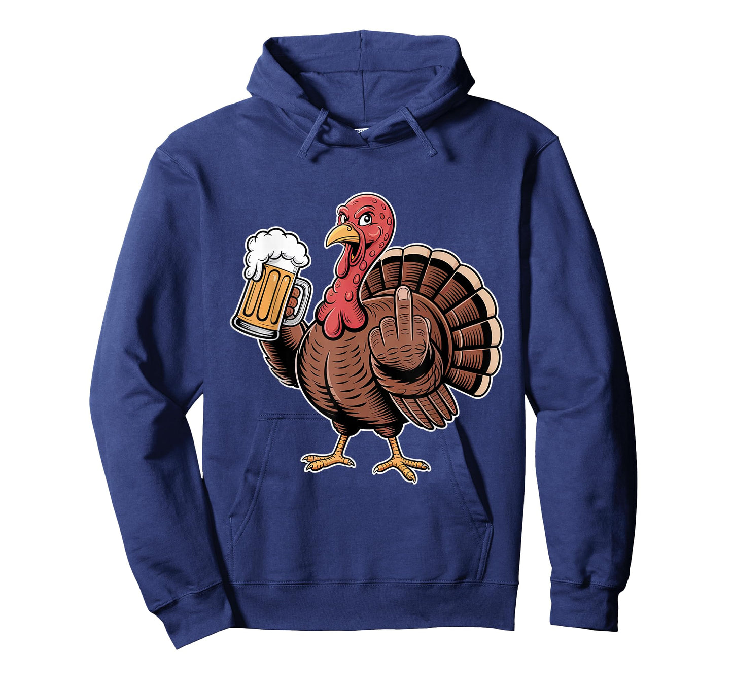 Funny Rude Thanksgiving Turkey Beer Humor T-Shirt
