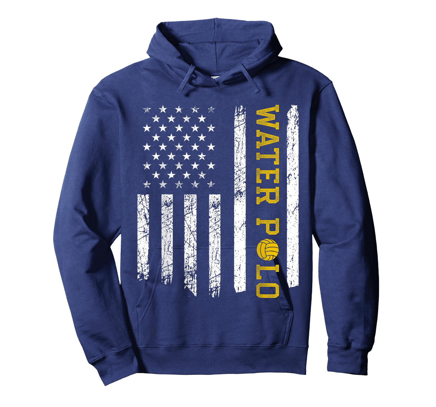 Vintage American USA Flag Water Polo T-Shirt