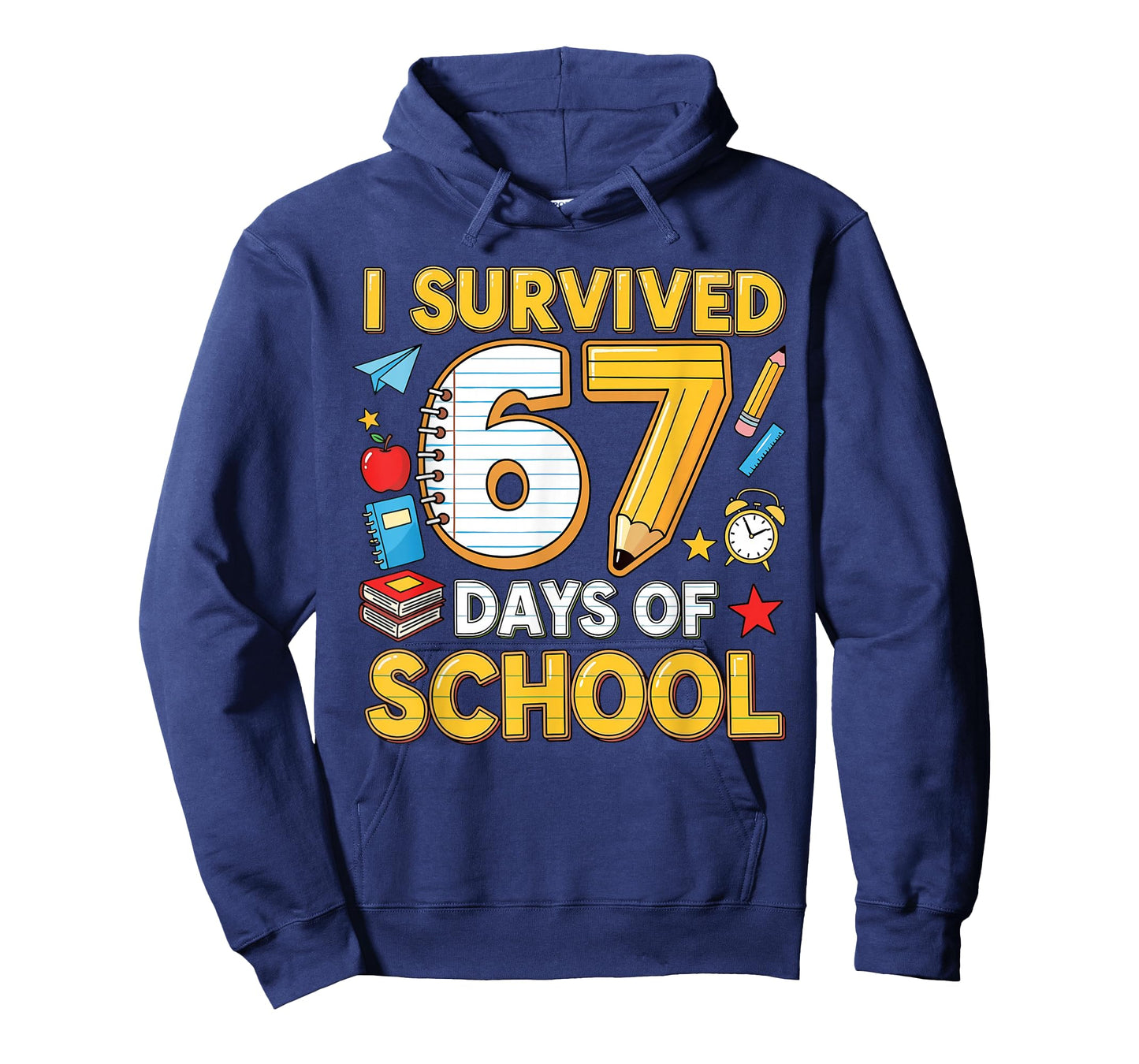 I Survived 67 Days of School 67 Teacher Student 6 7 Meme T-Shirt
