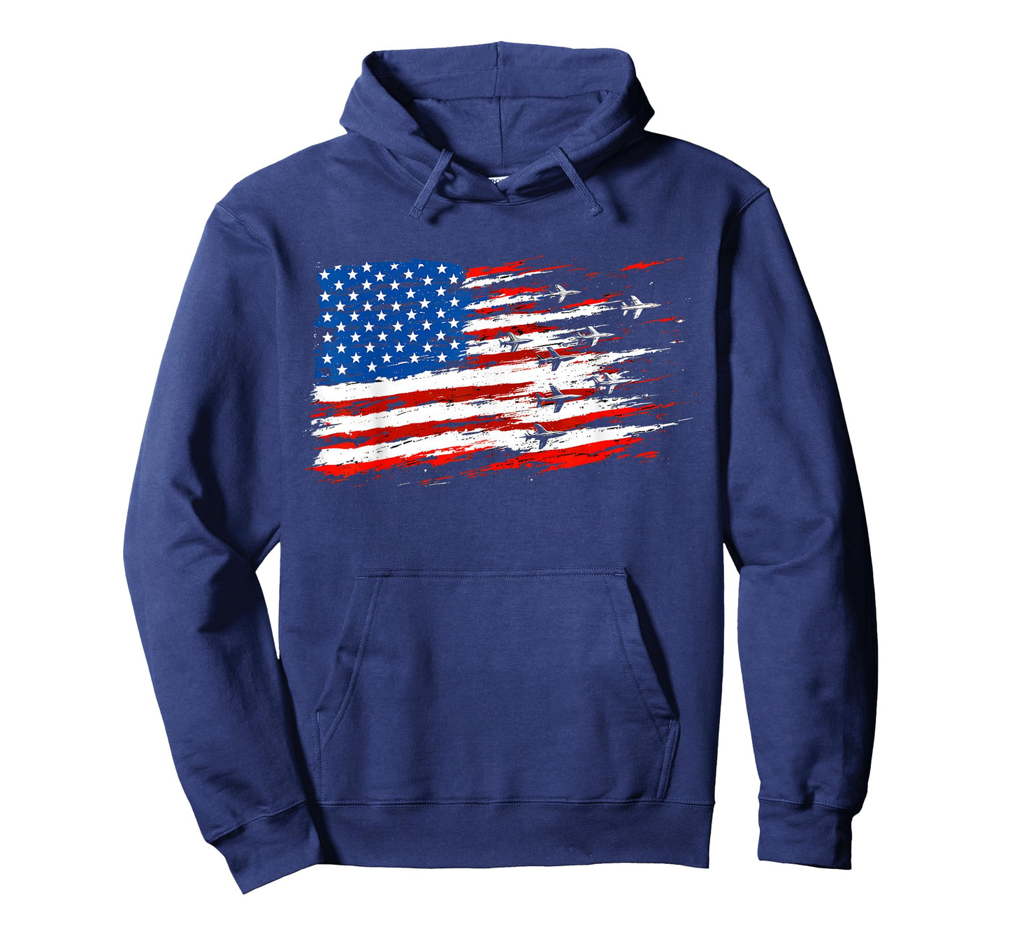 Airplane American Flag Aviation Fighter Jets 4th of July T-Shirt