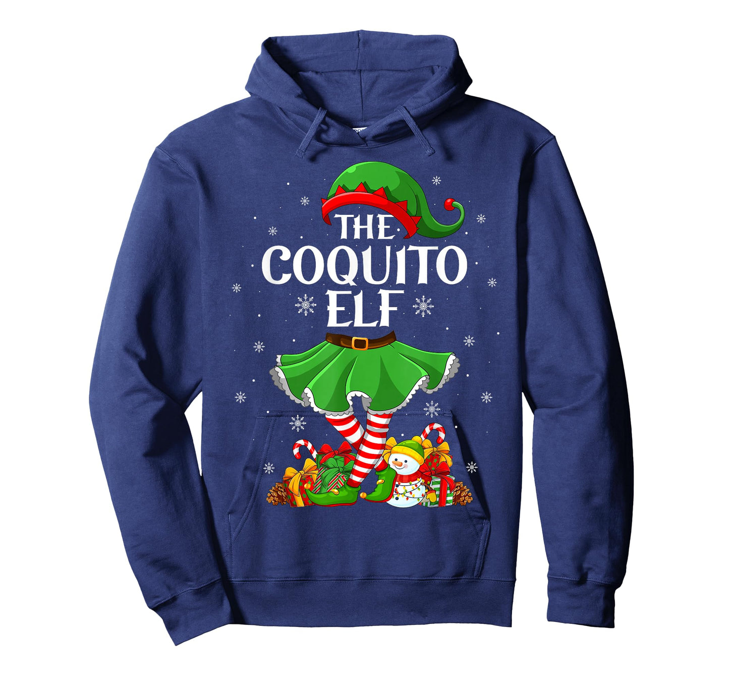 Coquito Elf Christmas Family Elf Squad Xmas Girls Women T-Shirt