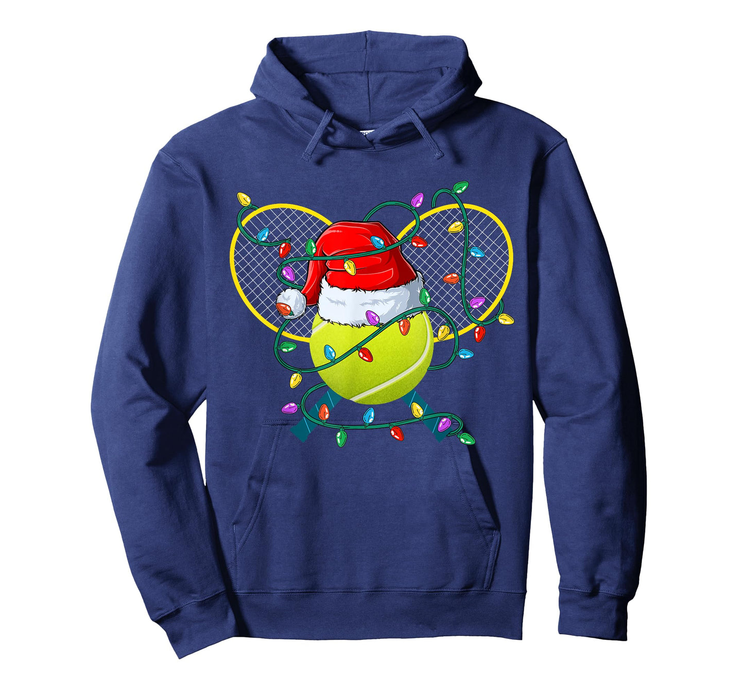 Christmas Tennis Xmas Santa Sports Hat Mens Womens Kids T-Shirt