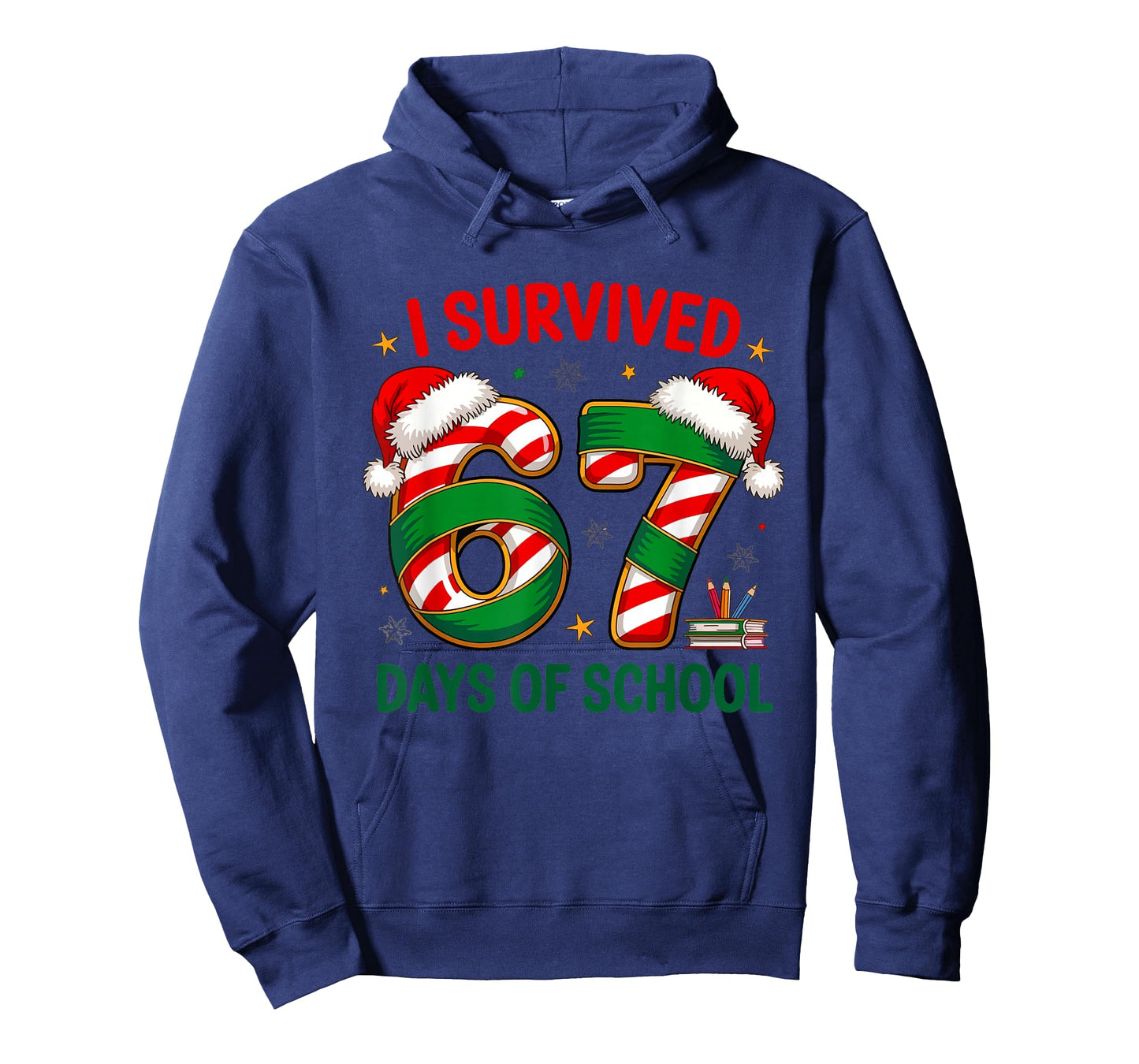 I Survived 67 Days of School Teachers Students Six Seven 90s T-Shirt