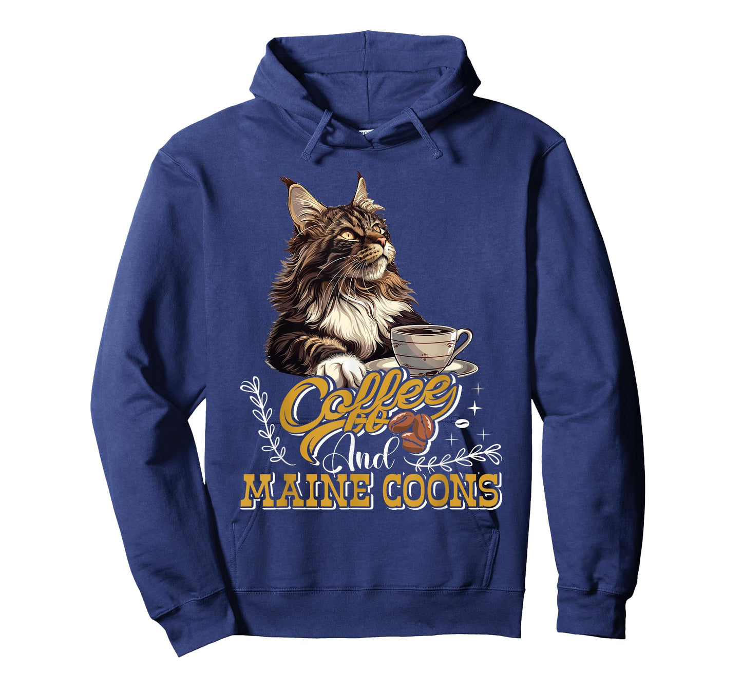 Maine Coon COFFEE AND MAINE COONS Funny Maine Coon T-Shirt