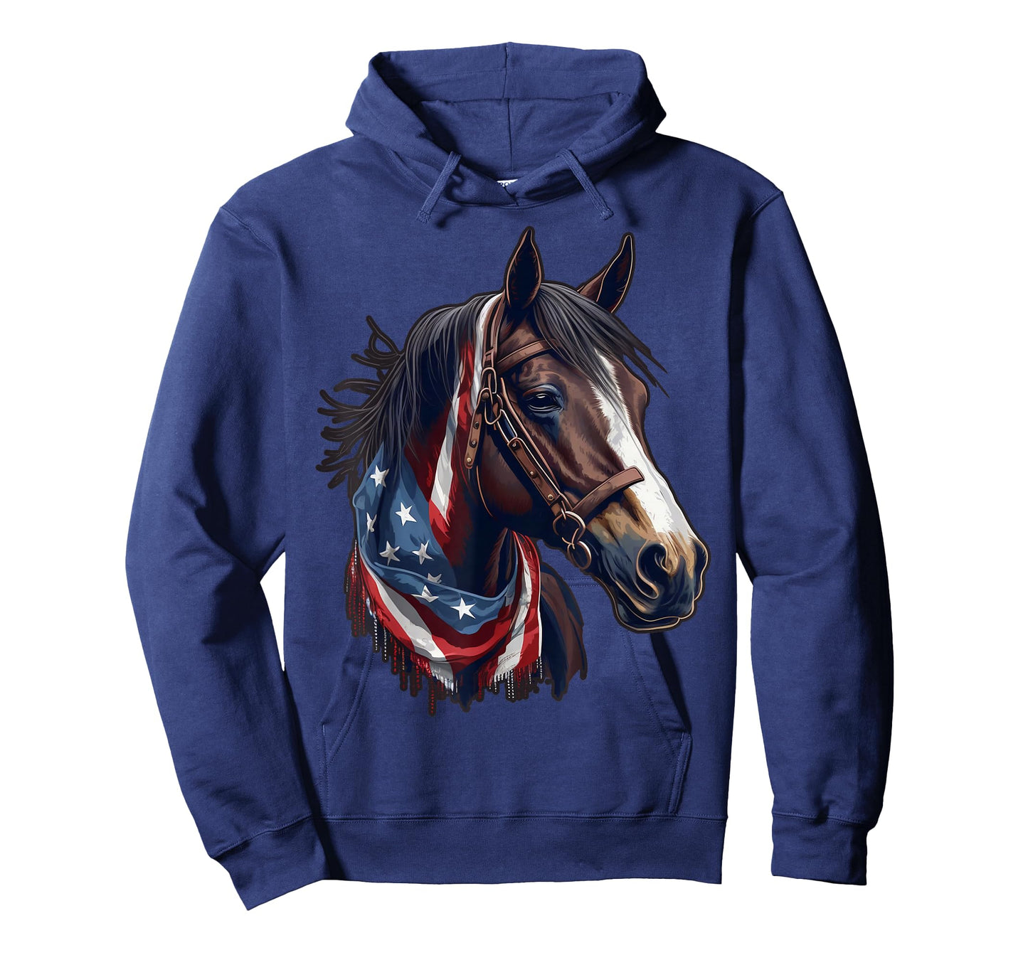 USA 4th Of July Horse on Patriotic American Horse T-Shirt