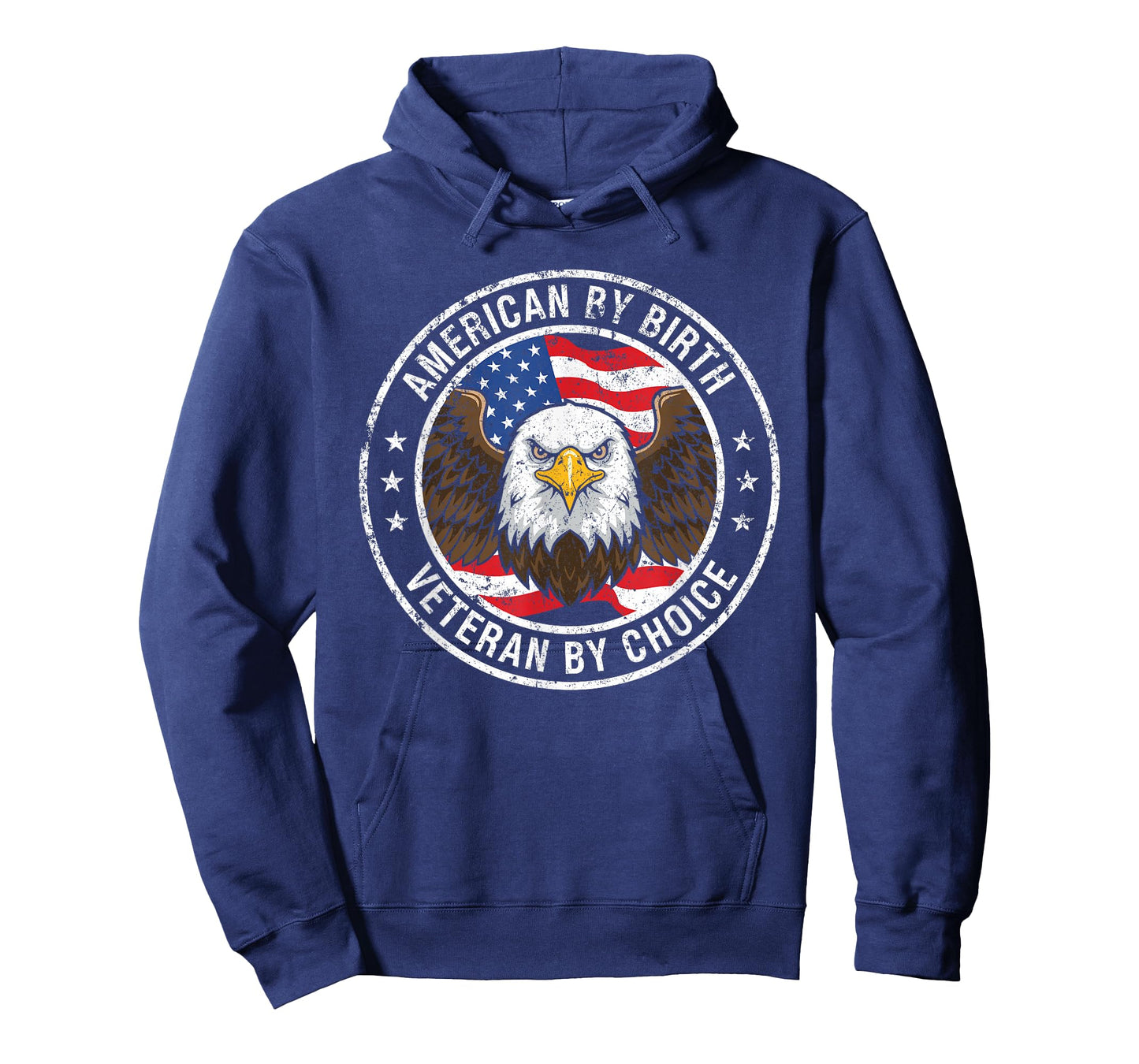 American by Birth Veteran by Choice US Flag Veterans Day T-Shirt