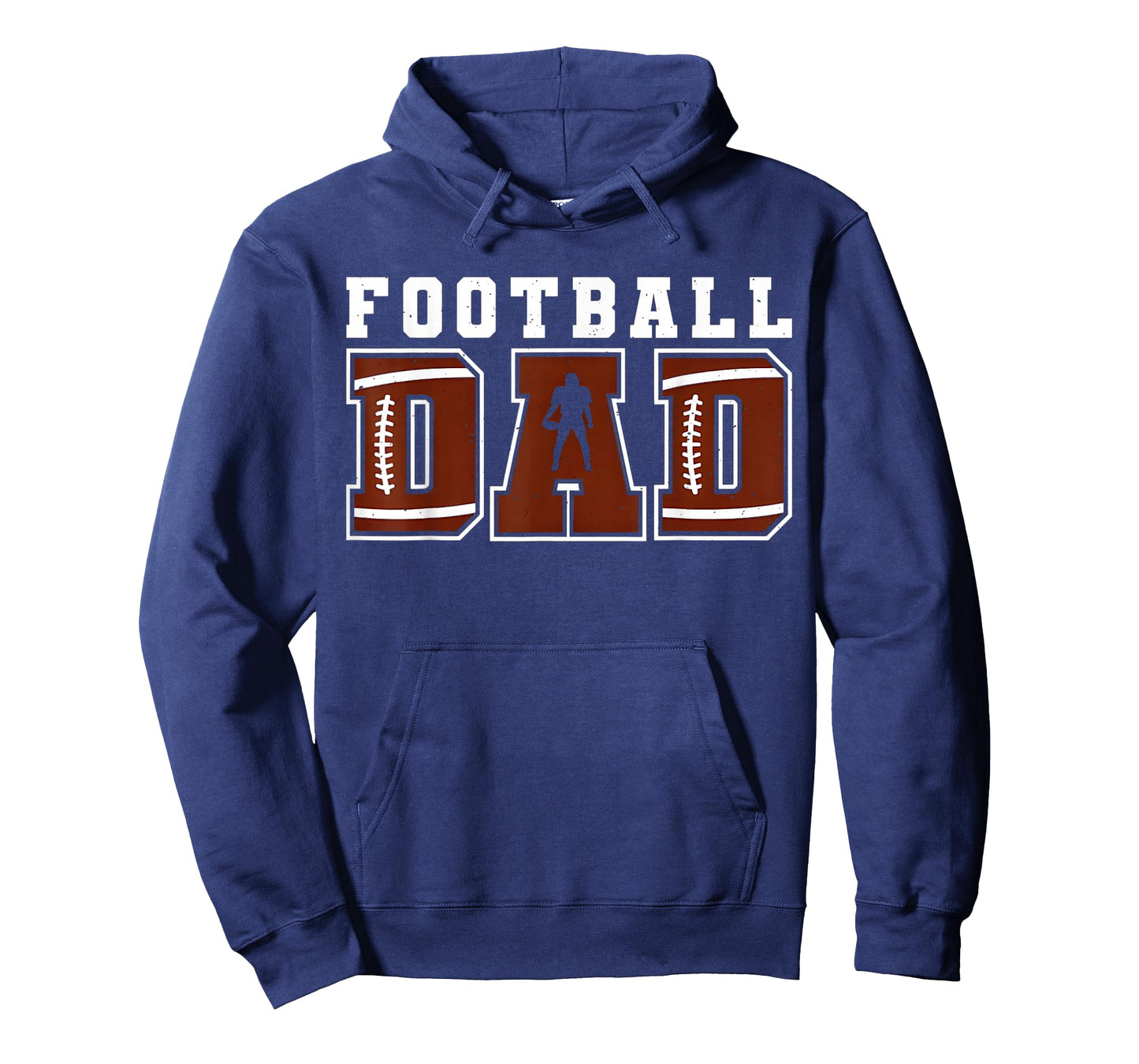 Dad American Football Happy Birthday Family Matching Retro T-Shirt