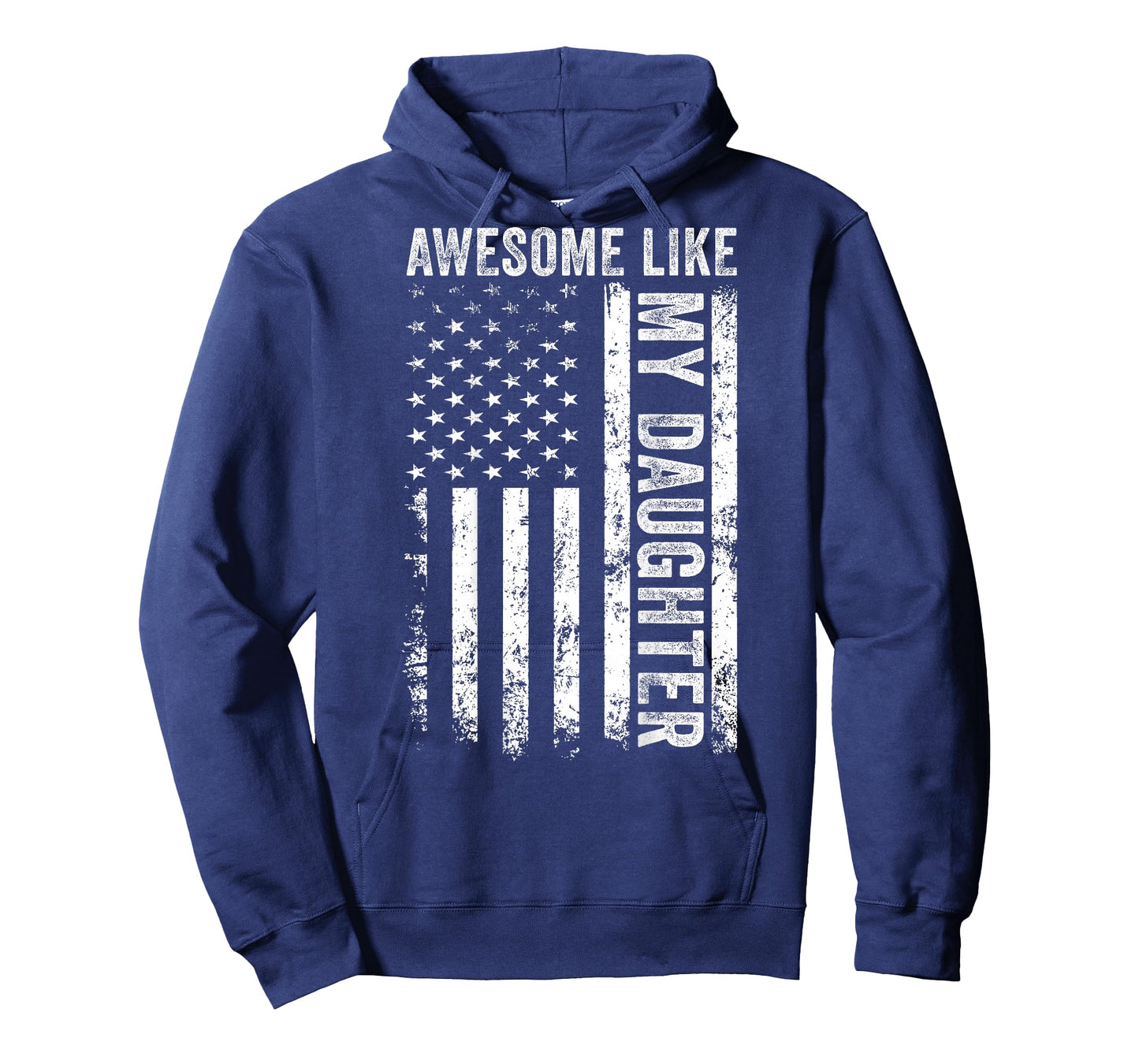 ON Back Awesome Like My Daughter Men Funny Fathers Day Dad T-Shirt