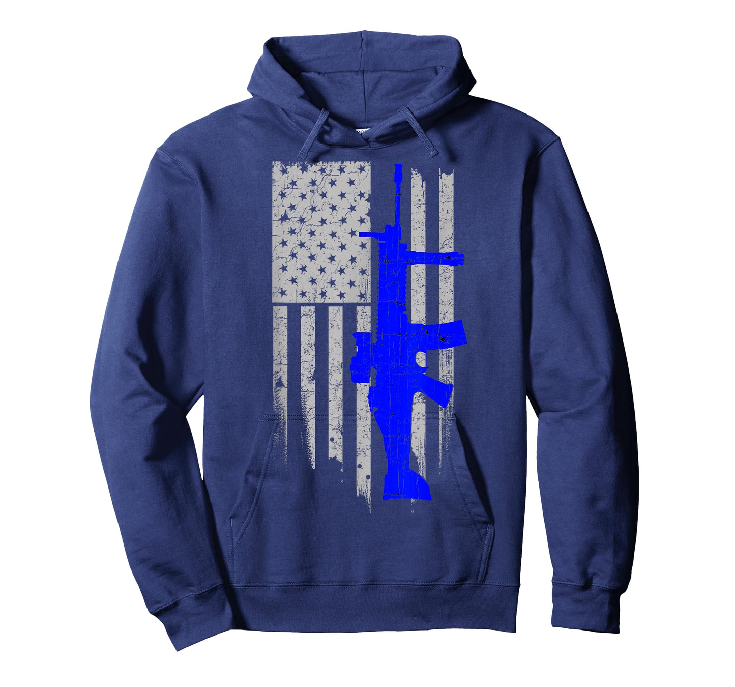 FN SCAR Stars & Stripes Flag Shirt Blue T-Shirt