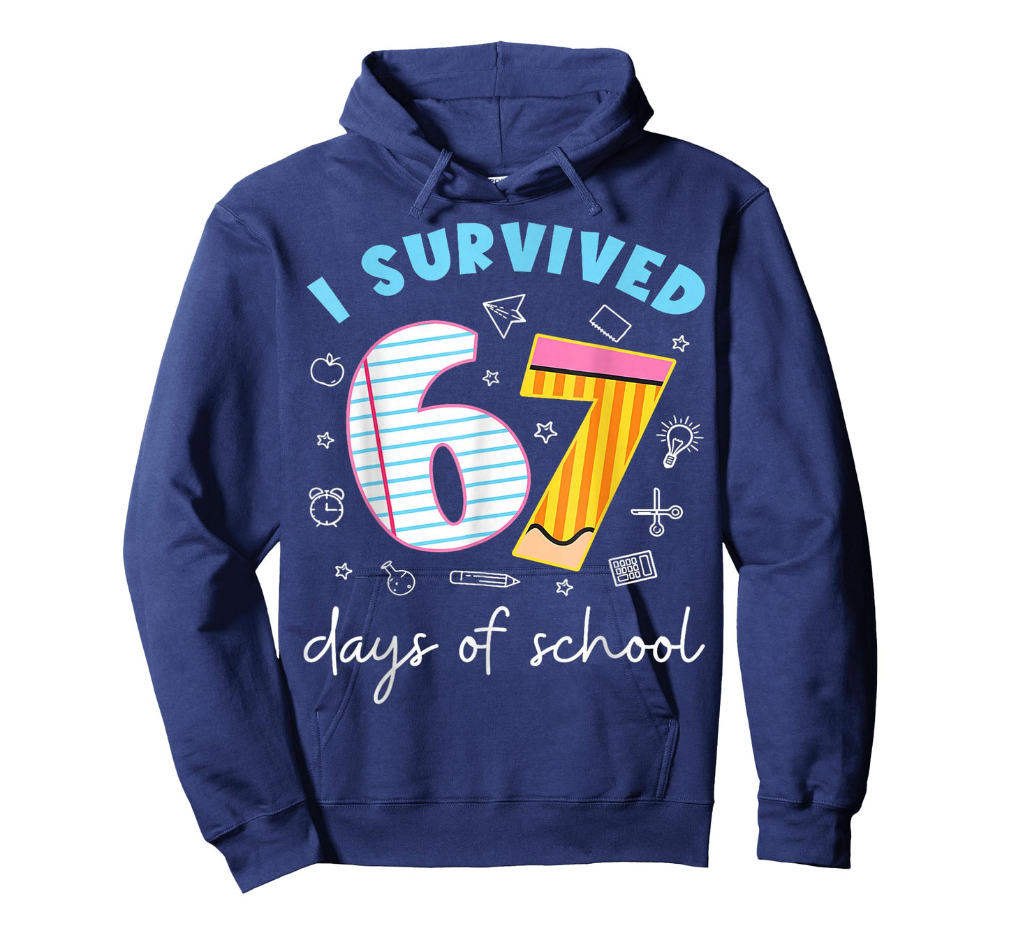 I Survived 67 Days of School Funny Meme Teacher Student T-Shirt