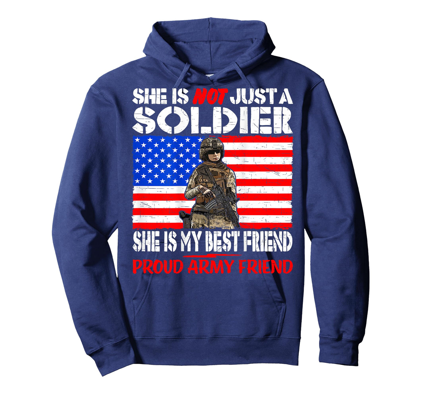 My Best Friend Is A Soldier Proud Army Friend Military Buddy T-Shirt