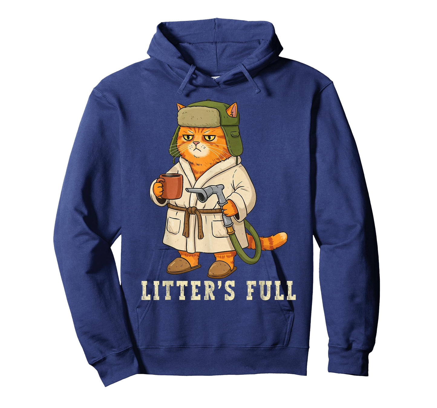 Litter’s Full Funny Cat Christmas Grumpy for Cat Lovers T-Shirt