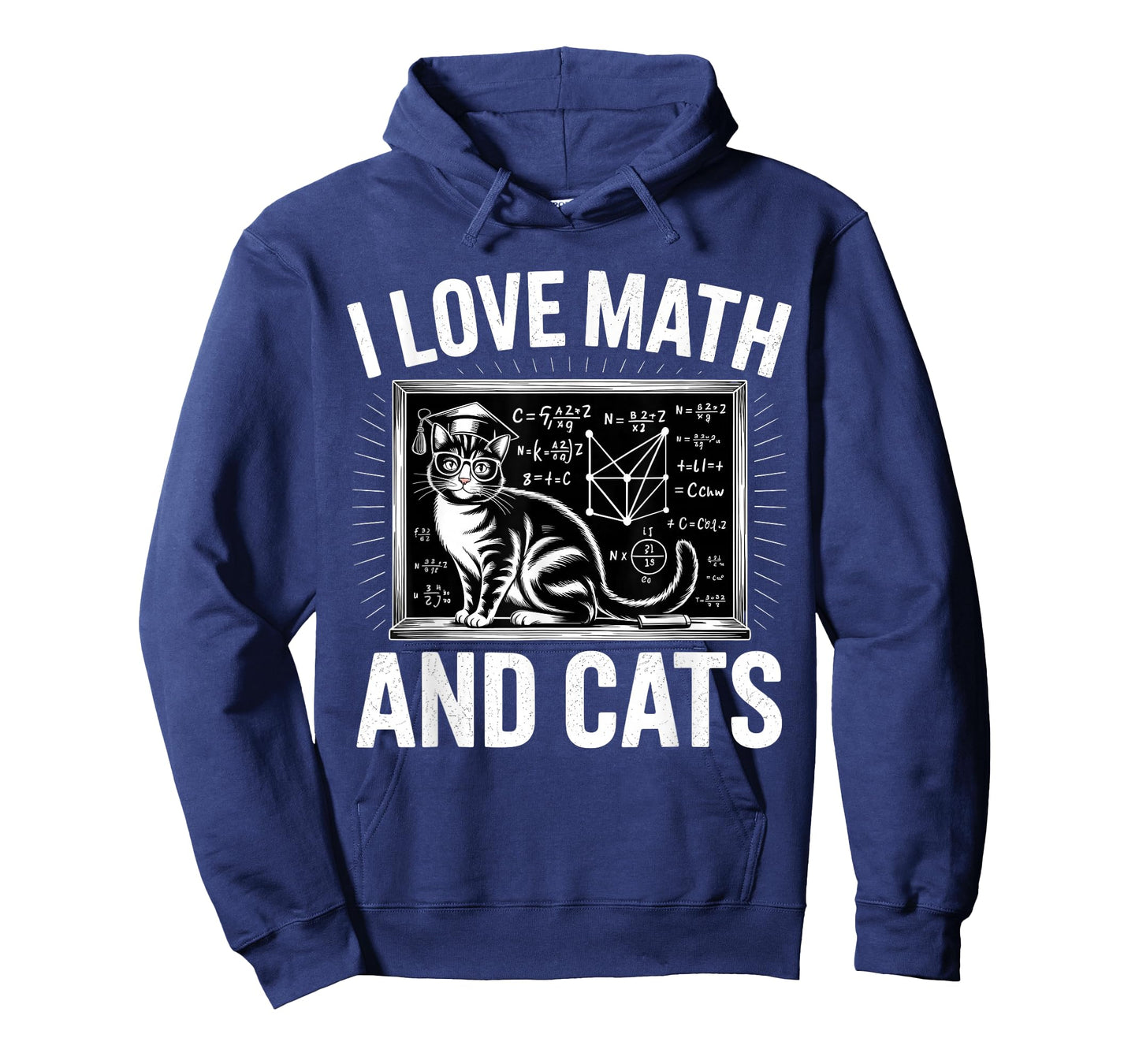 Math Cat Lover Funny Math Teacher I Love Math and Cats T-Shirt
