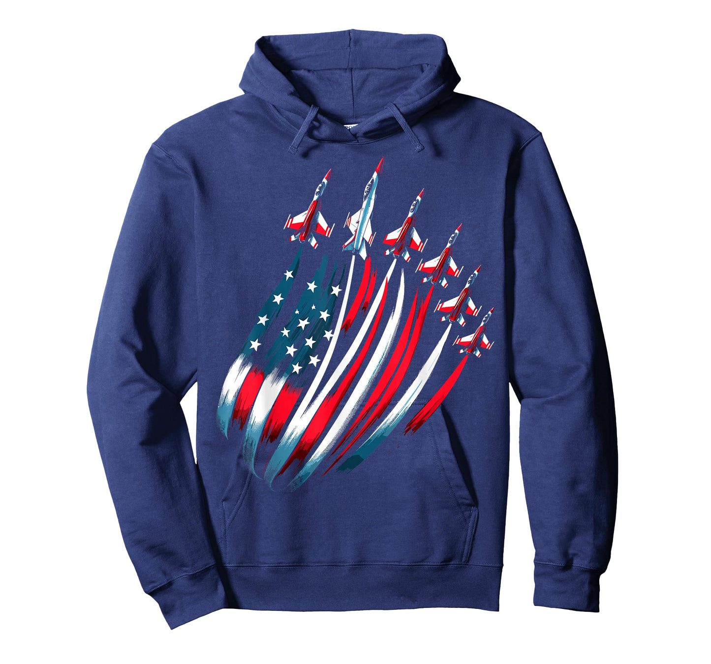 Patriotic USA Flag Fighter Jets Boys 4th of July T-Shirt