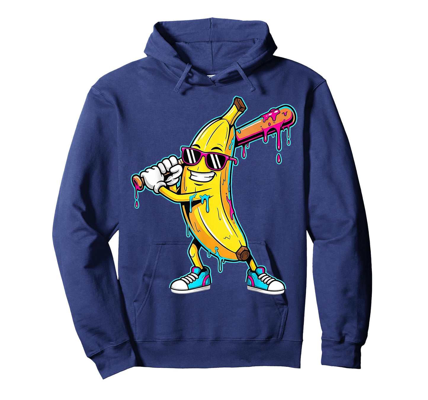 Banana Funny Baseball Drip Kids Youth Boys Girls T-Shirt